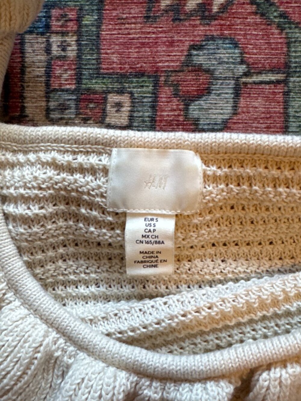 H&M Knit Ruffle Cropped Top - Picture 2 of 3